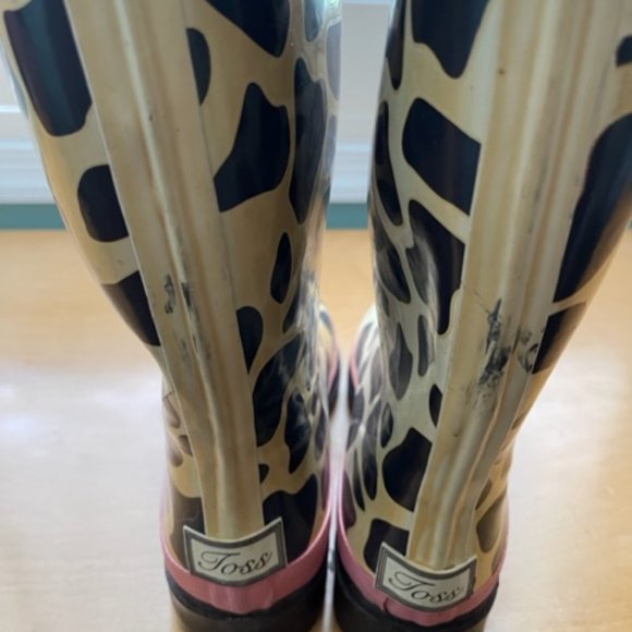 Toss Brand Ladies Tall Rainboots Size 10 - Picture 7 of 9